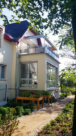 Haus seitenansicht