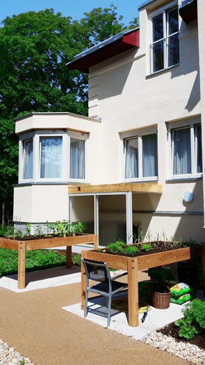 Haus Seitenansicht
